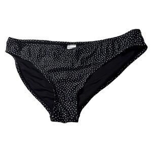 Marimekko Target Bikini Bottom SZ XL Black/White Polkadot Beach Resort Vacation
